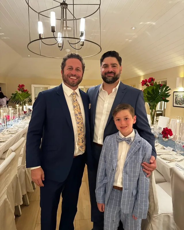 Eddie Gonzalez Loumiet dressed in formal attire at an evening event