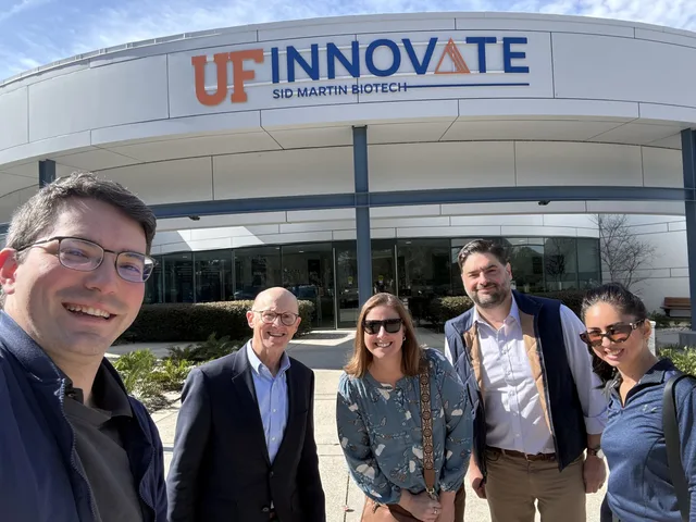 Eddie Gonzalez Loumiet at a UF Innovate entrepreneurship and innovation event in Florida
