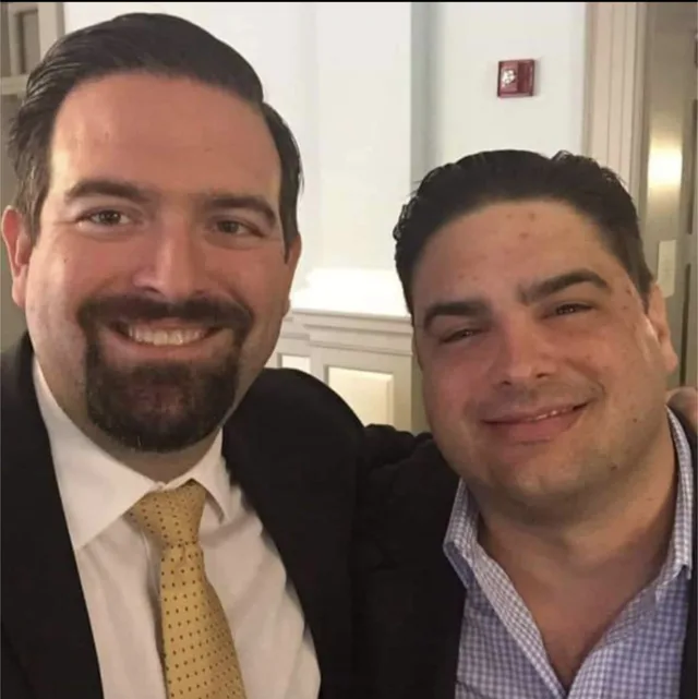 Eddie Gonzalez Loumiet with professional colleagues at a Tallahassee business event