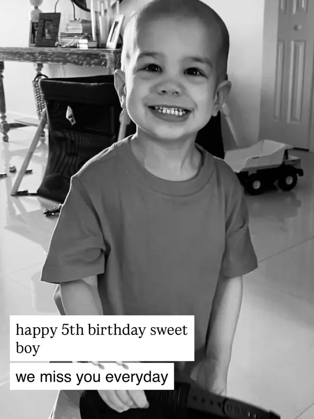 A candid photo of Eddie Gonzalez Loumiet's son or a young family member